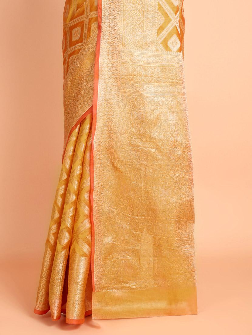 women self design banarasi saree with blouse - 21253420 - Standard Image - 5
