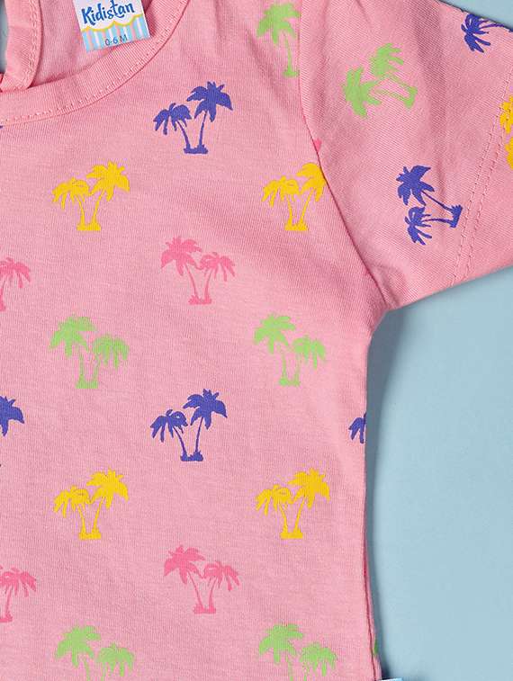 girls pack of 3 cotton regular tee - 21254072 -  Standard Image - 3