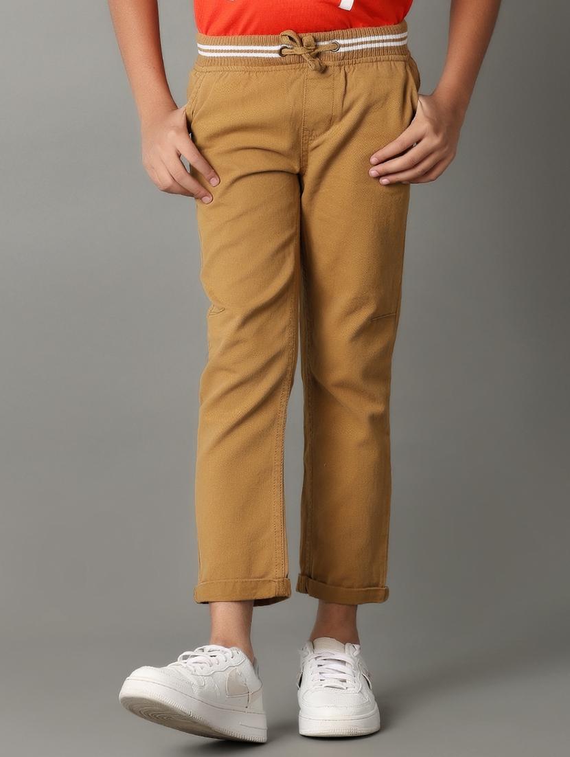 brown cotton cargos trouser - 21254833 -  Zoom Image - 0