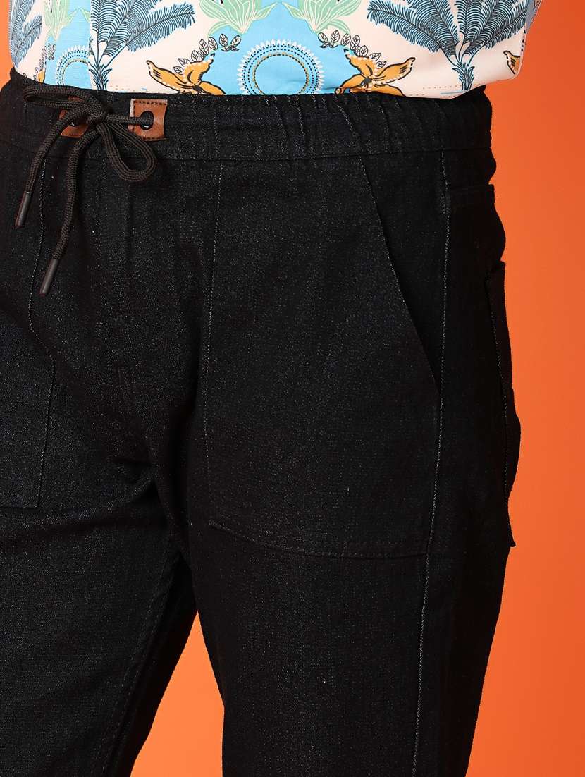 men black jogger fit jean - 21255262 -  Standard Image - 5
