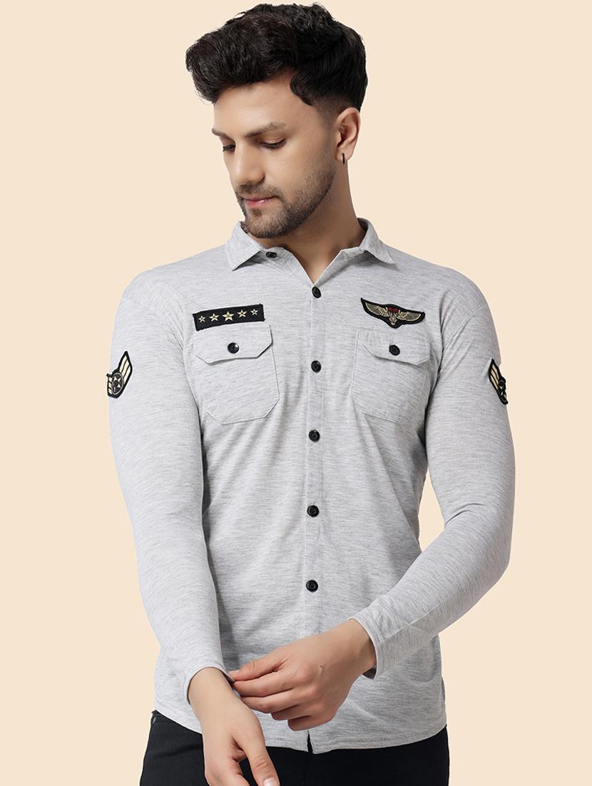 men solid casual shirt - 21256547 - Zoom Image - 0