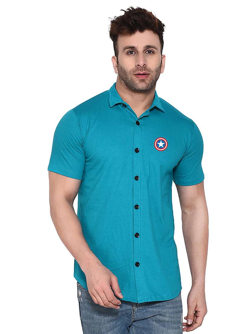 men short seleeved casual shirt