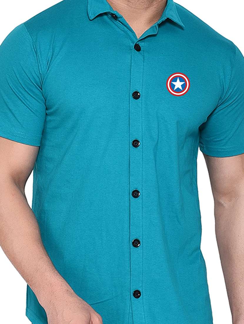 men short seleeved casual shirt - 21256697 - Standard Image - 3