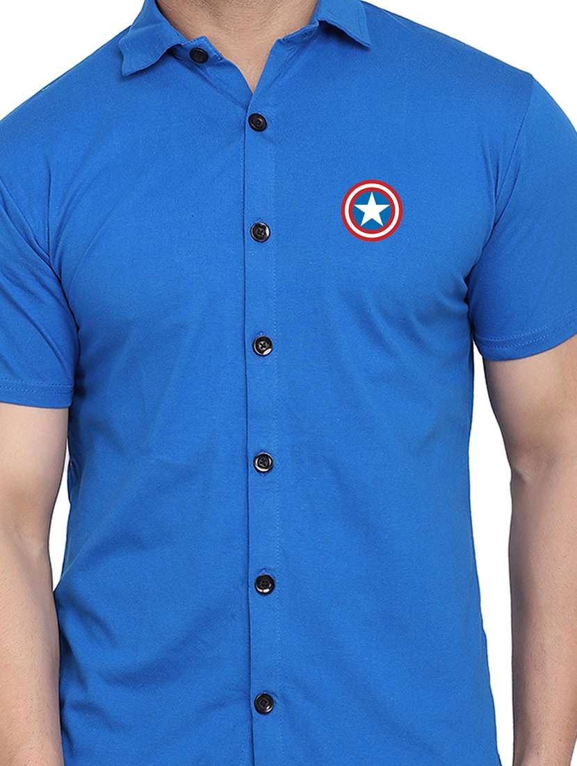 men short seleeved casual shirt - 21256698 - Standard Image - 3