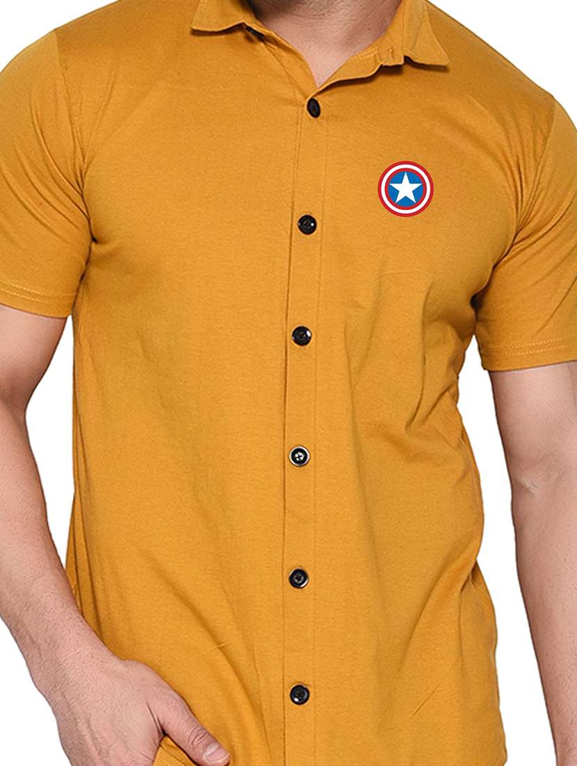 men short seleeved casual shirt - 21256700 - Standard Image - 3