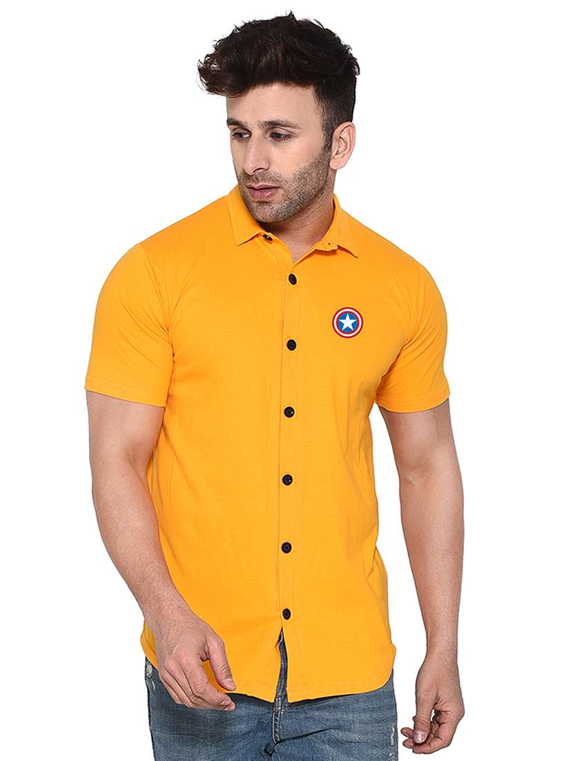 men short seleeved casual shirt
