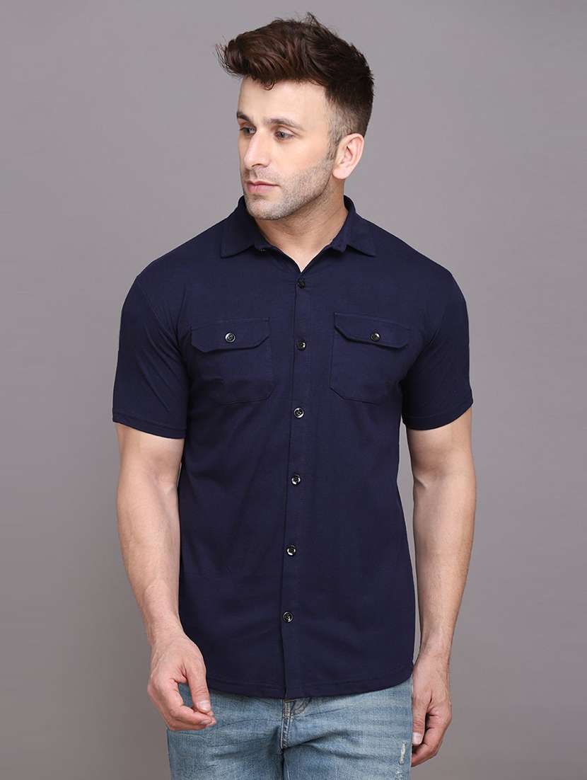 men solid casual shirt - 21256739 - Zoom Image - 0