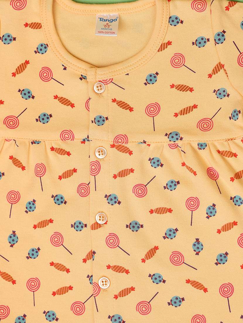 girls pack of 2 cotton frocks - 21260179 -  Standard Image - 3