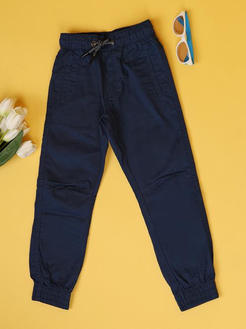 boys cotton solids joggers - 21260506 -  Standard Image - 0