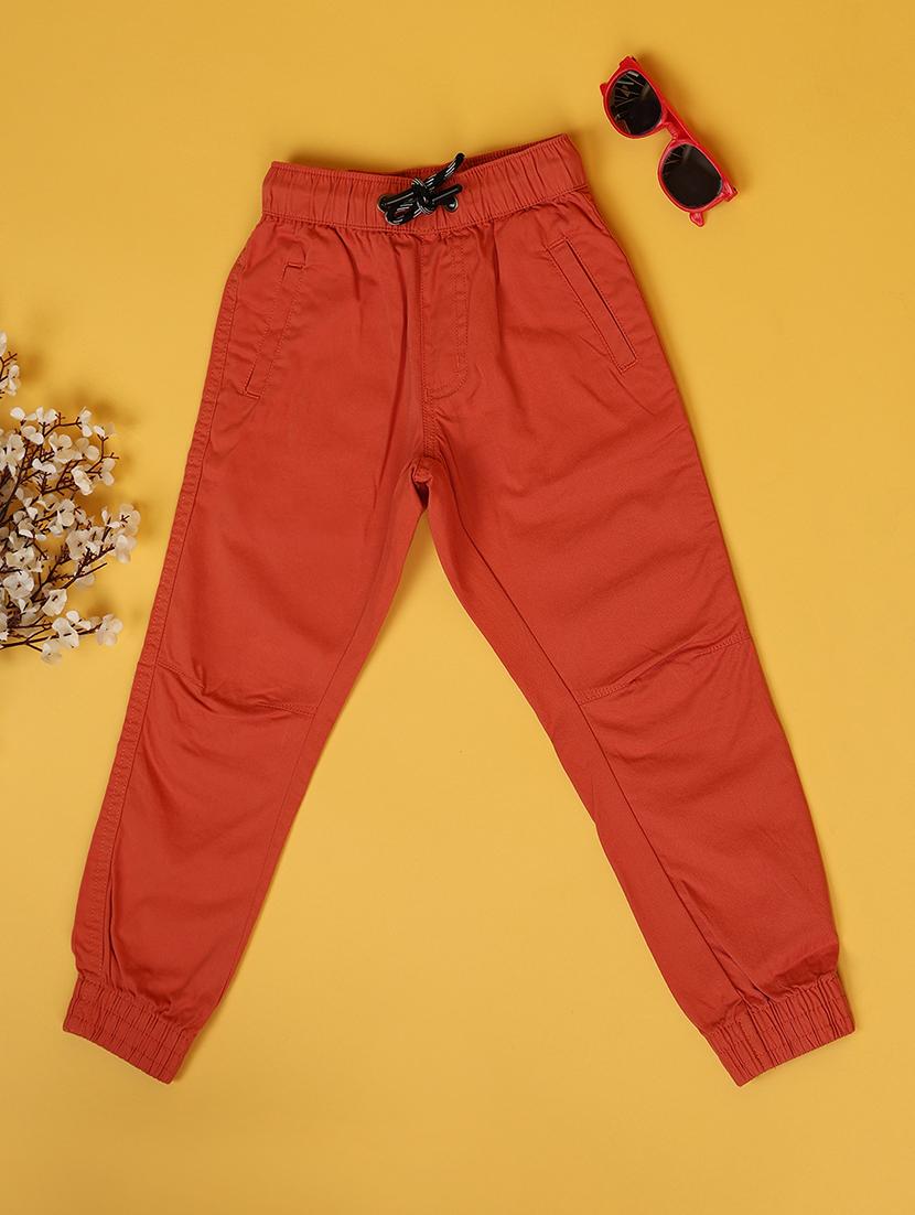 boys cotton solids joggers - 21260508 - Zoom Image - 0