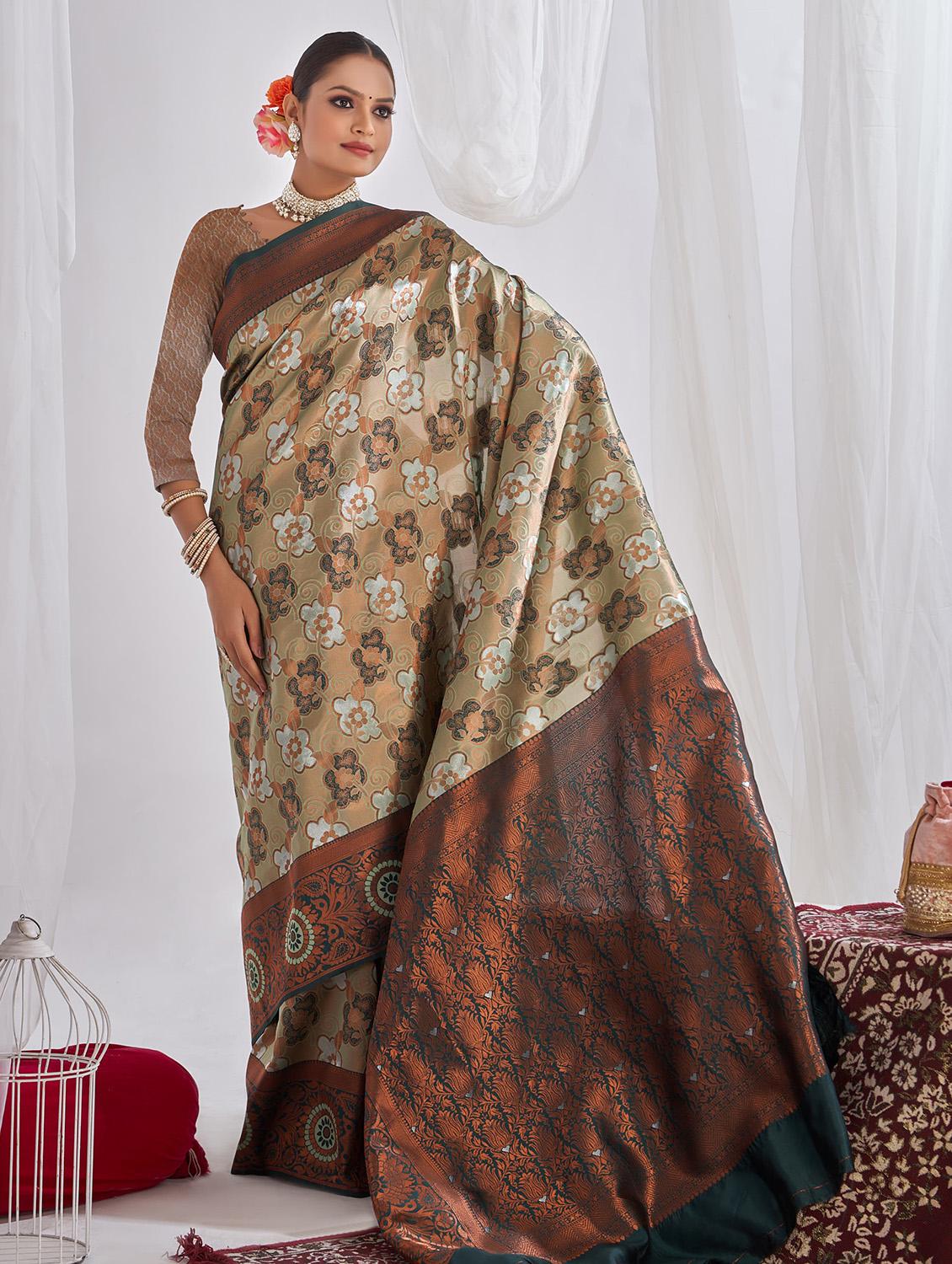 women self design kanjivaram saree - 21260962 - Zoom Image - 0
