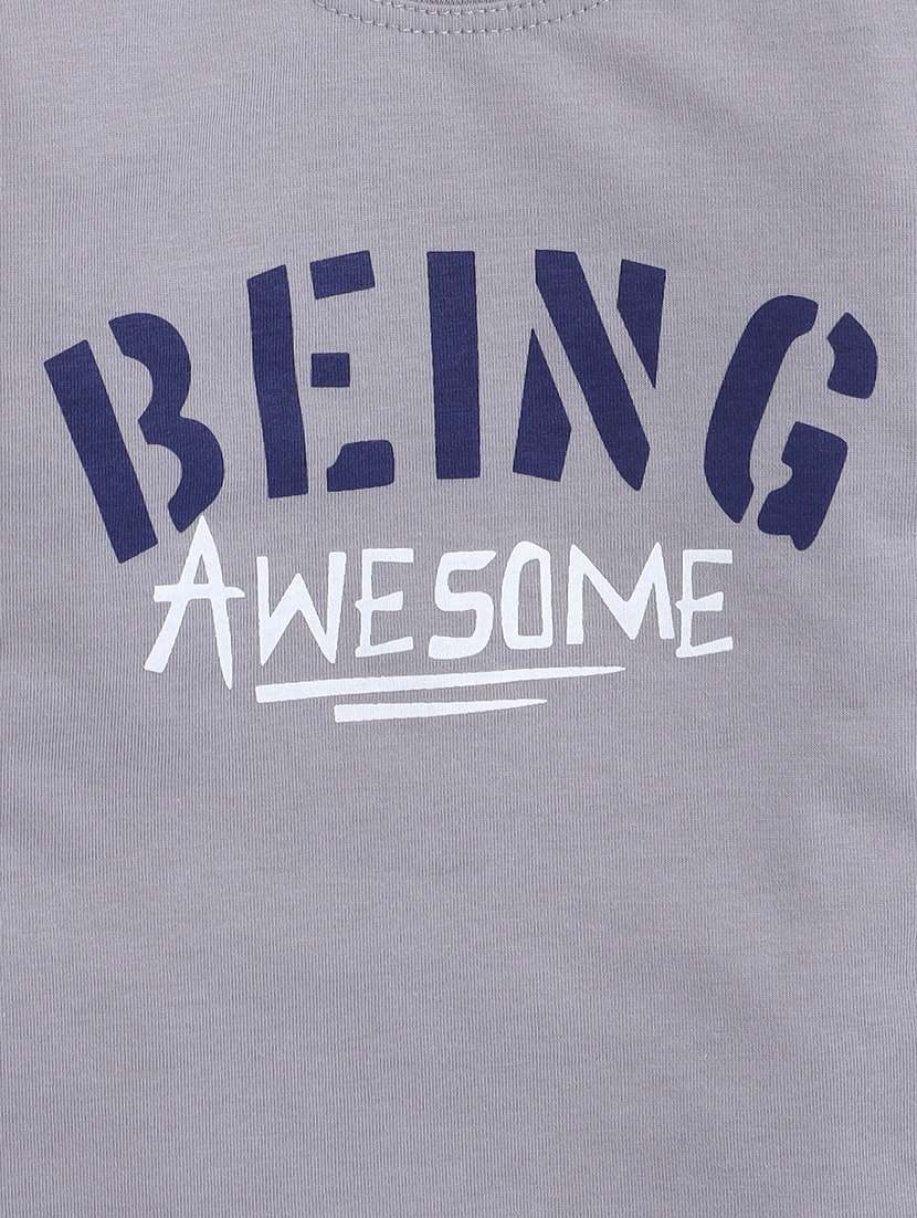 boys chest print cotton t-shirt - 21261946 -  Standard Image - 3