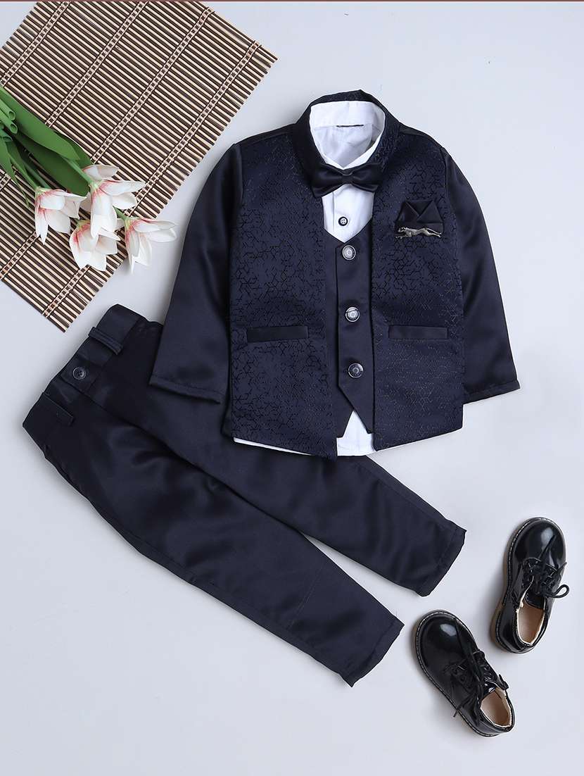 boys party wear 4 piece suit set