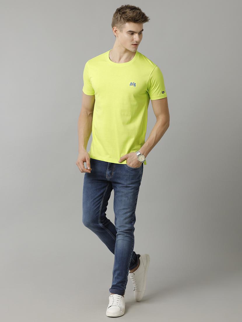 men solid short sleeve t-shirt - 21262149 - Standard Image - 3