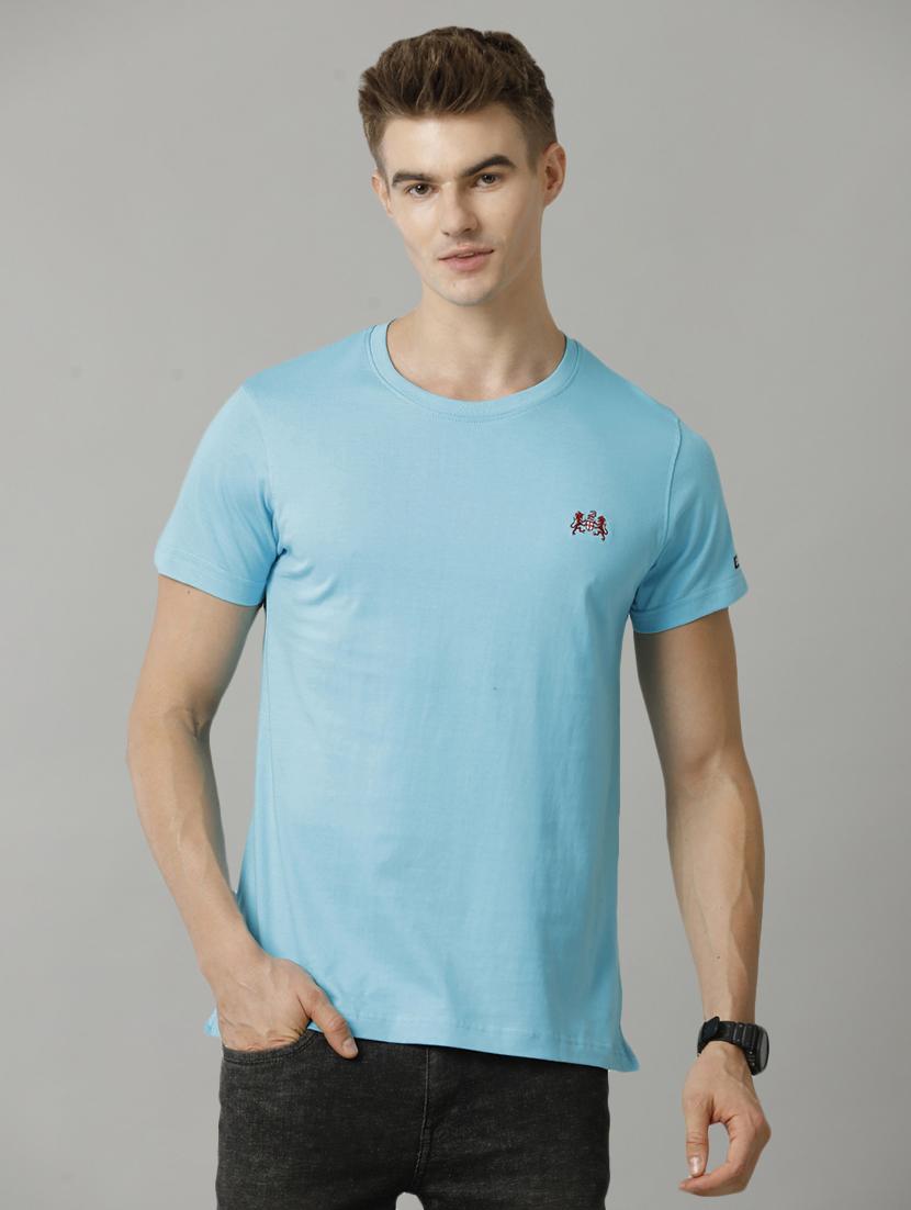 men solid short sleeve t-shirt