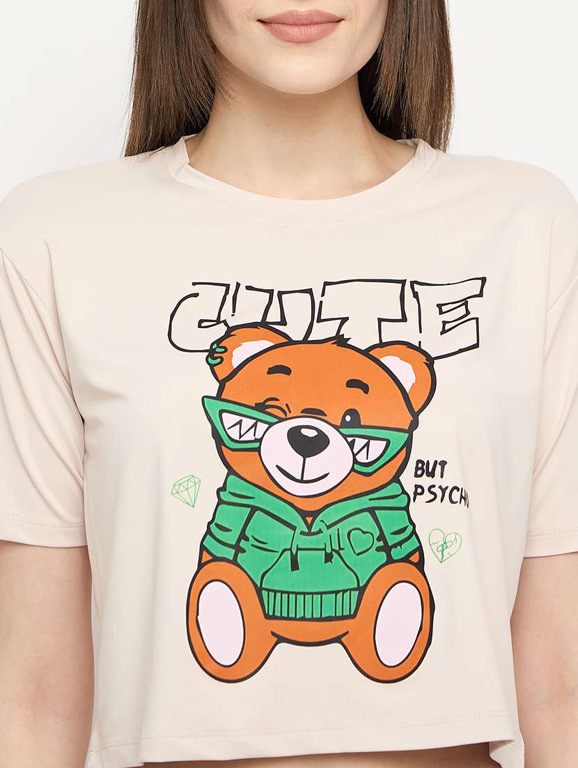 women printed pyjama nightwear set - 21263275 -  Standard Image - 5