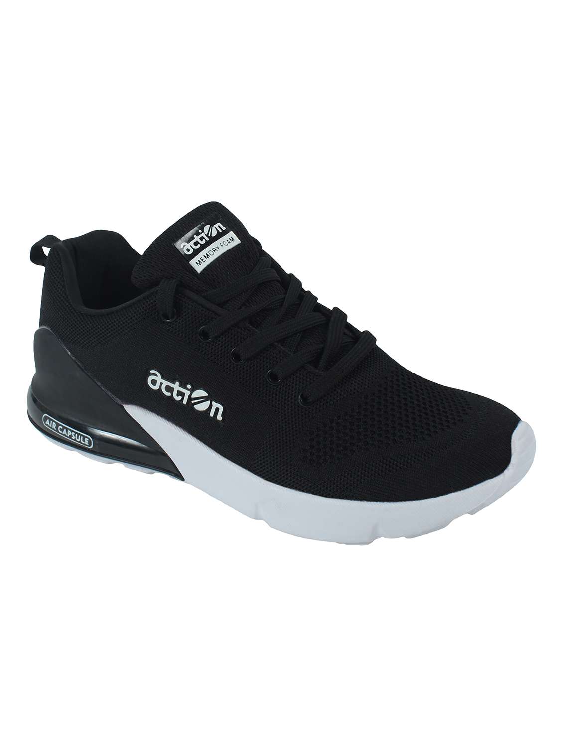 men lace up running sport shoes