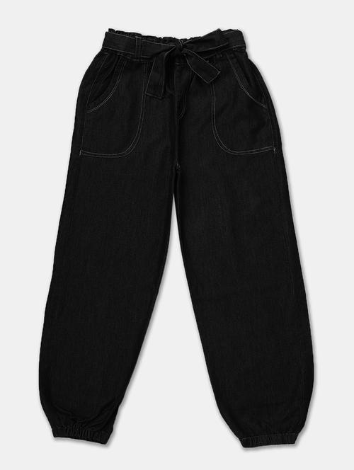 kids black solids plain jean - 21266171 -  Standard Image - 0