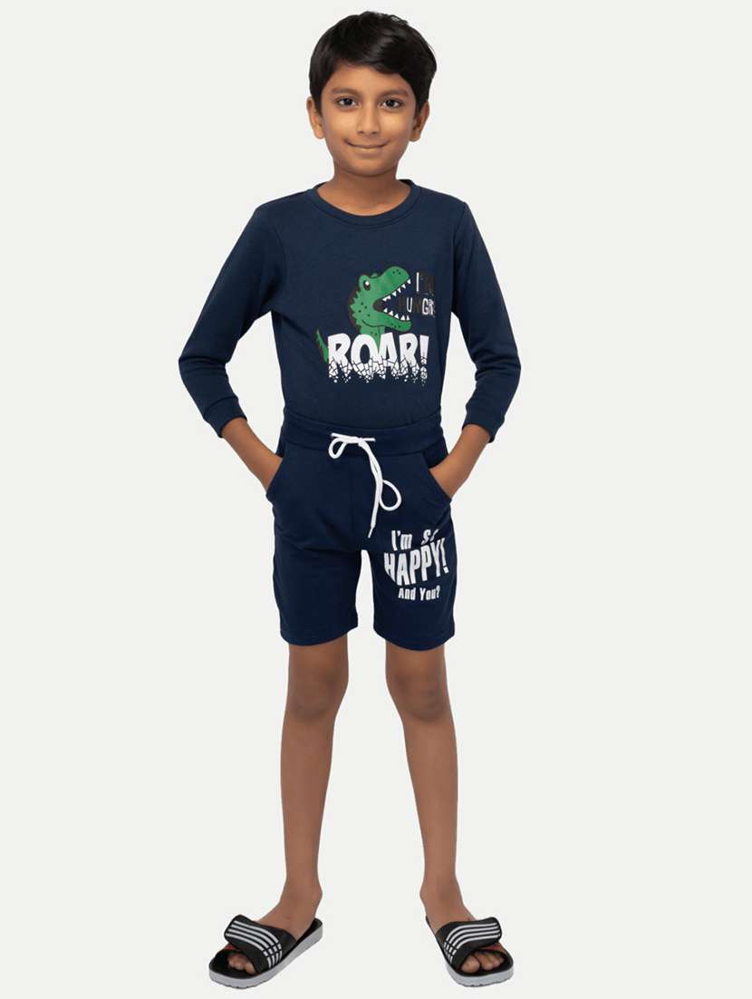 navy blue cotton shorts  - 21268492 -  Standard Image - 3