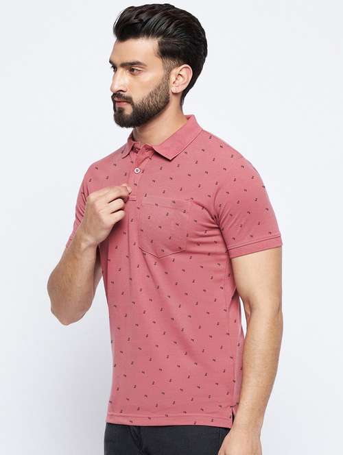 men printed all over print polo t-shirt - 21269264 -  Standard Image - 0