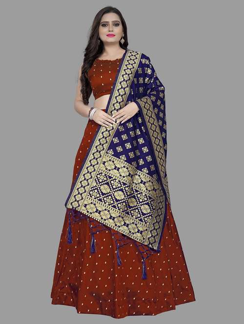 women semi-stitched lehenga choli with dupatta - 21270915 - Standard Image - 0