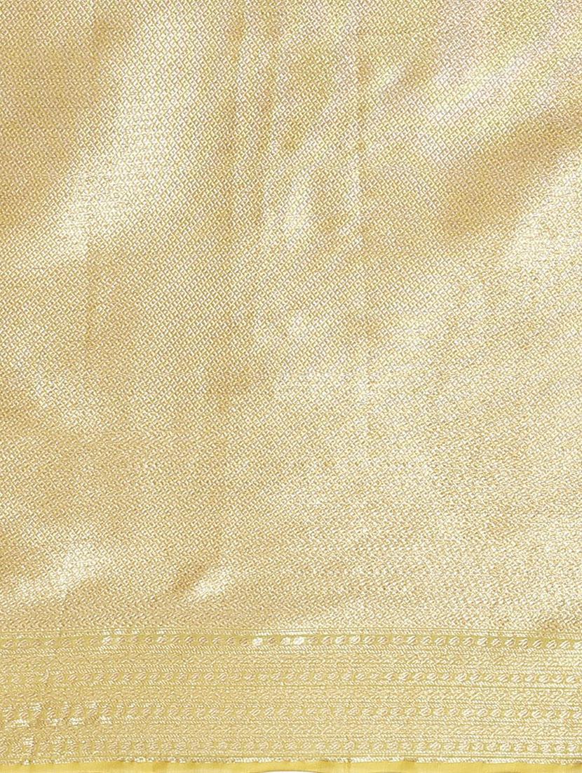 light blue liva banarasi saree with blouse - 21271413 - Standard Image - 3