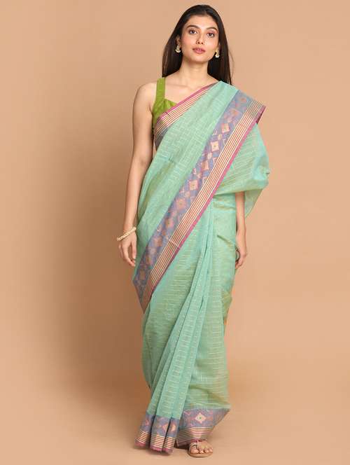 women self design handloom saree - 21271488 - Standard Image - 0