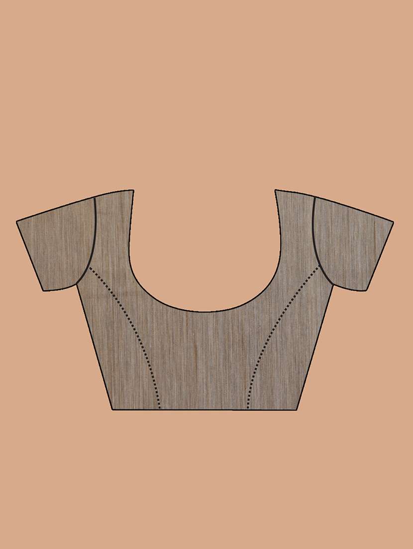 women solid handloom saree with blouse - 21271505 -  Standard Image - 3