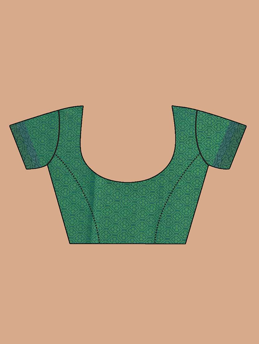 women self design handloom saree with blouse - 21271513 - Standard Image - 3