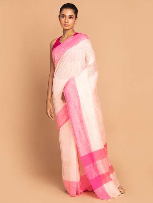 women self design handloom saree with blouse - 21271558 -  Standard Image - 0