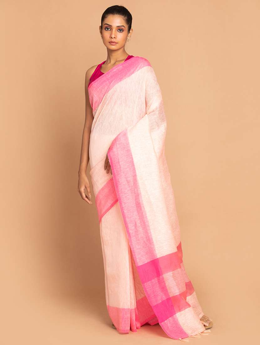 women self design handloom saree with blouse - 21271558 -  Zoom Image - 0