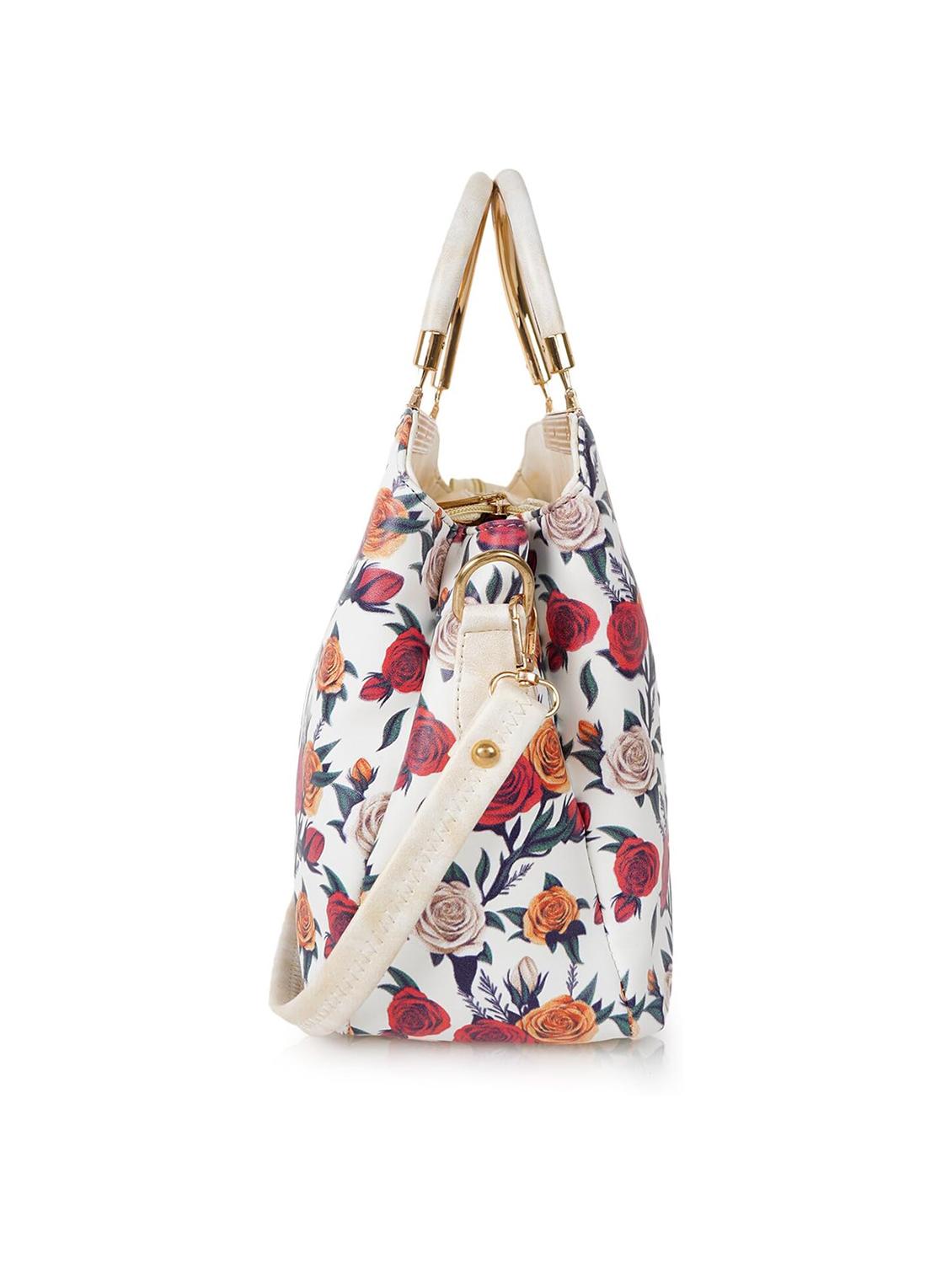 white leatherette (pu) handbag - 21273732 - Standard Image - 3