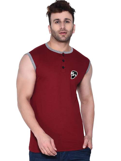 men plain sleeveless t-shirt - 21274814 -  Standard Image - 0
