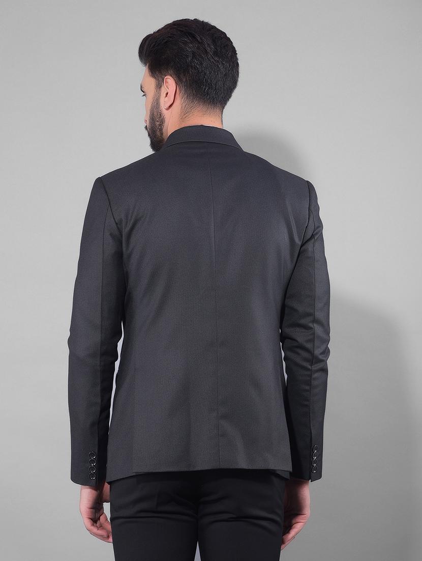 men long sleeved solid single breasted casual blazer - 21275237 - Standard Image - 3
