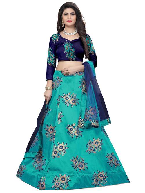women semi-stitched lehenga choli with dupatta - 21275703 - Standard Image - 0