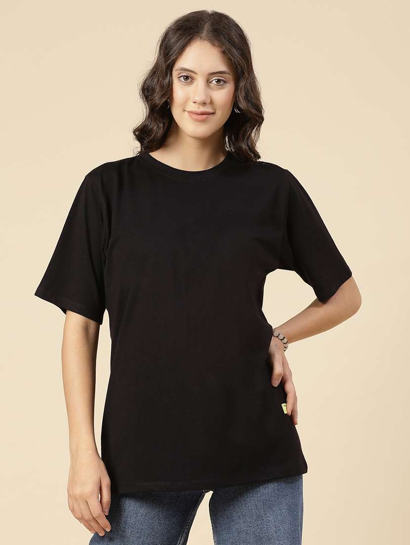 women round neck oversized t-shirt