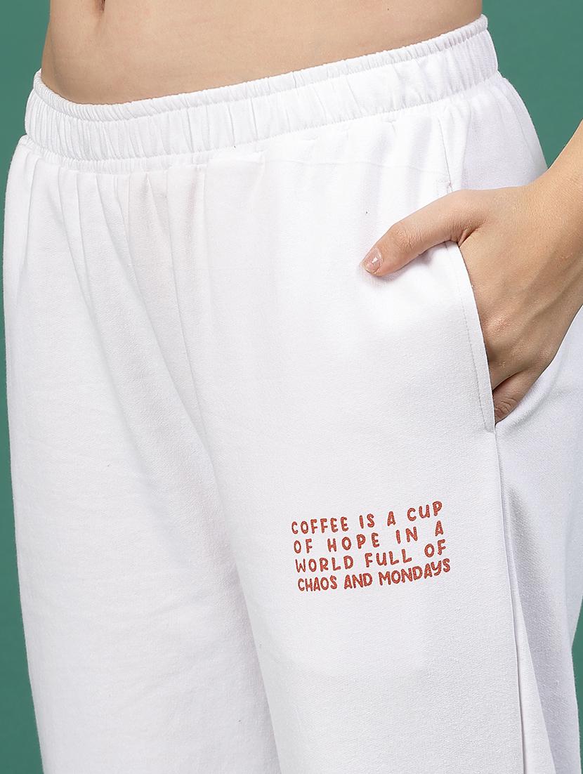 white cotton top and trouser set coord - 21276115 - Standard Image - 5