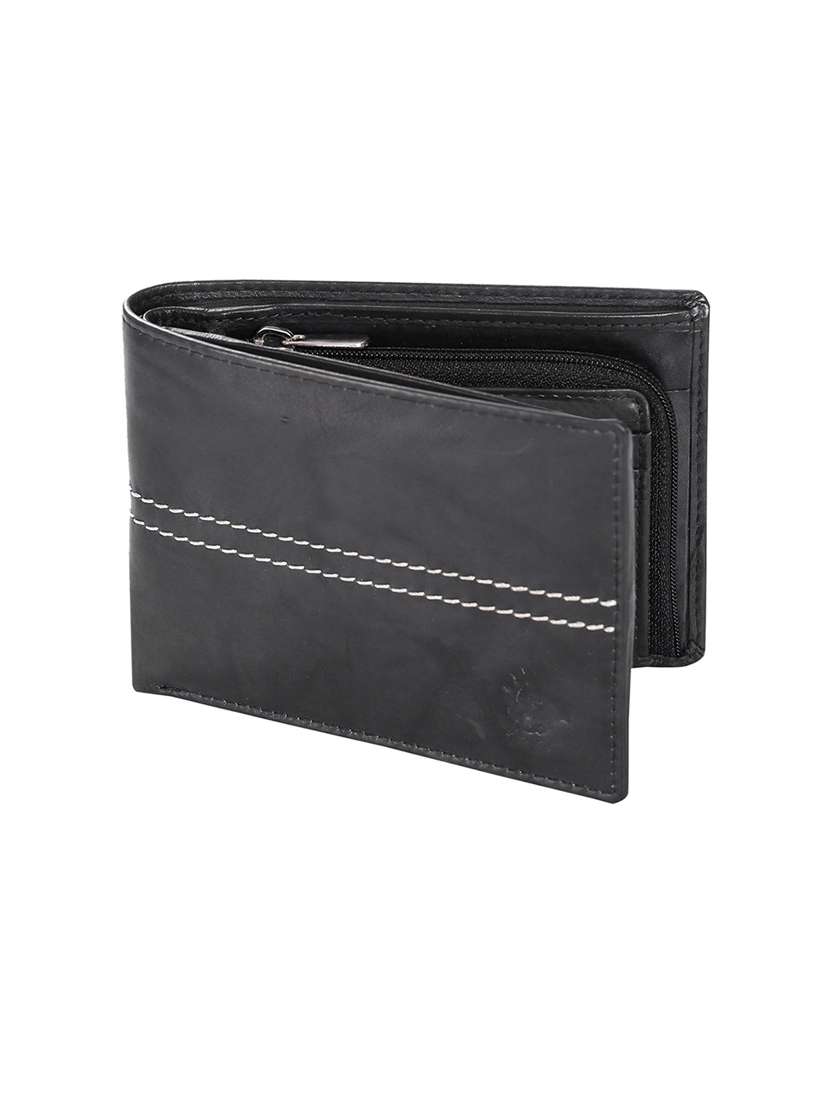 black leather wallet - 21276376 - Standard Image - 5
