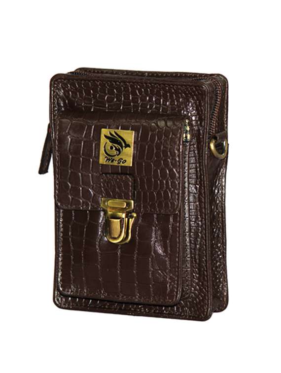 brown leather sling bag - 21276634 -  Standard Image - 3