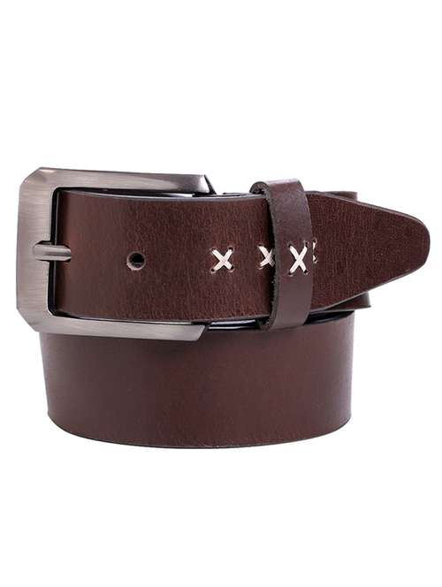 brown leather belt - 21276765 - Standard Image - 0