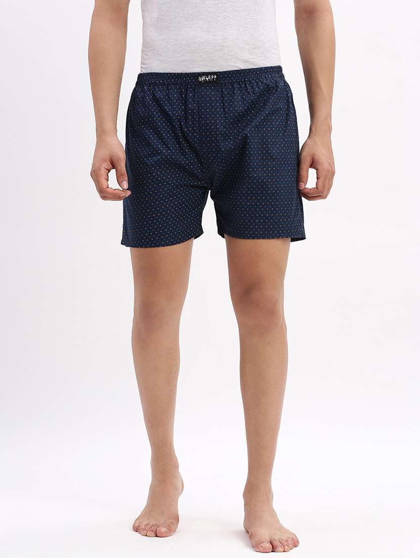 men mid rise printed boxer