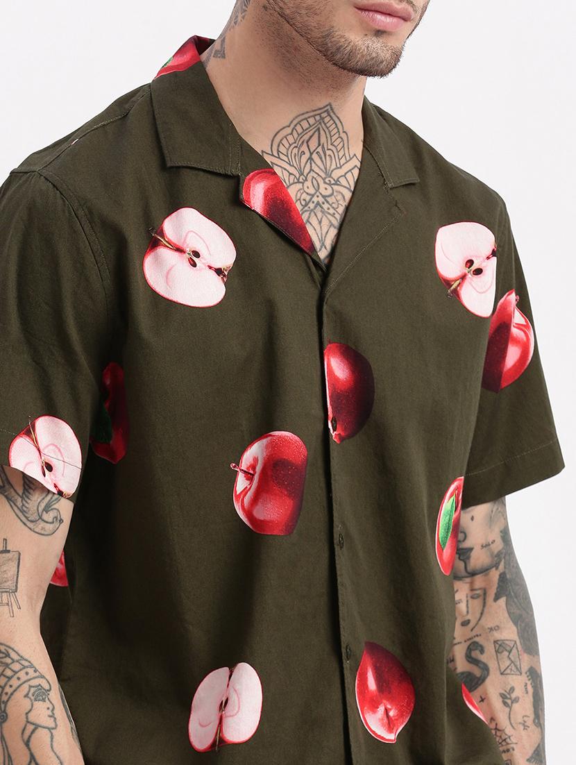 men printed cotton co-ord set - 21276931 - Standard Image - 5