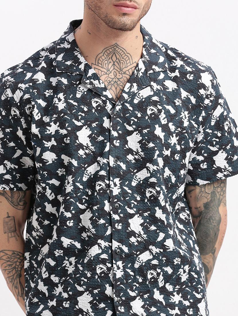 men printed cotton co-ord set - 21276943 - Standard Image - 5