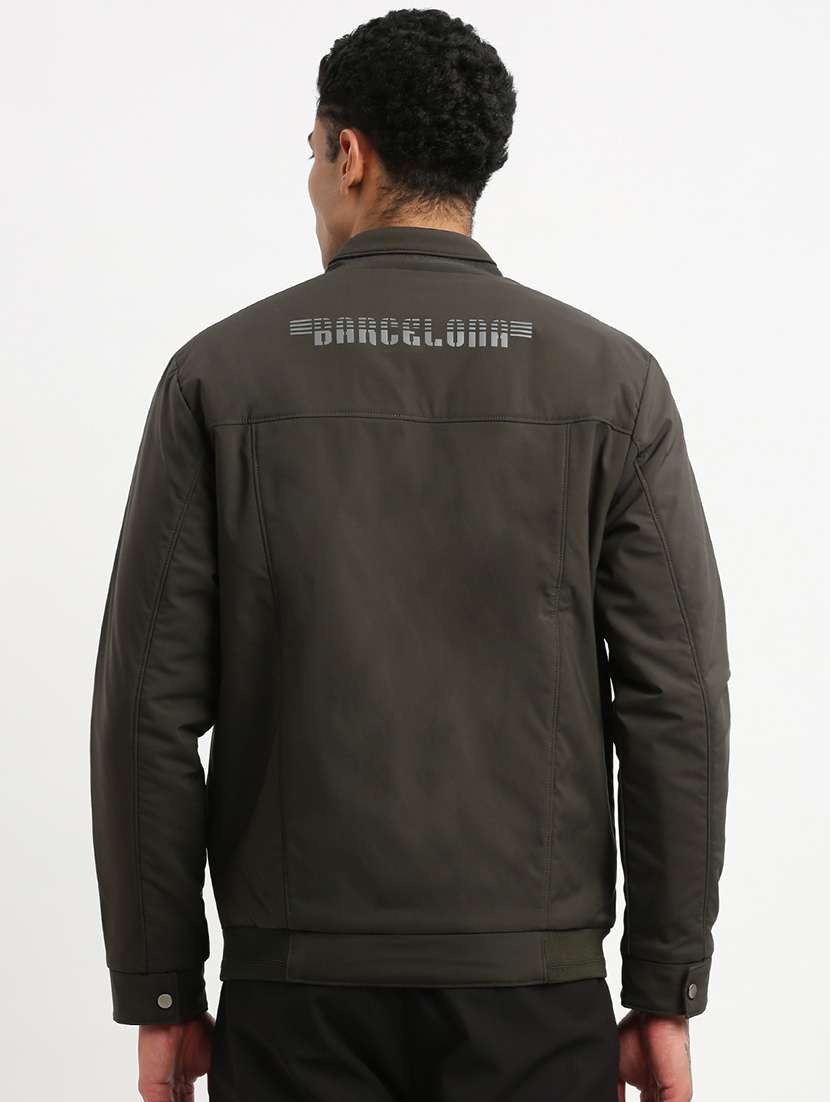 Men Long Sleeves Mock Collar Bomber Jacket - 21277066 -  Standard Image - 3