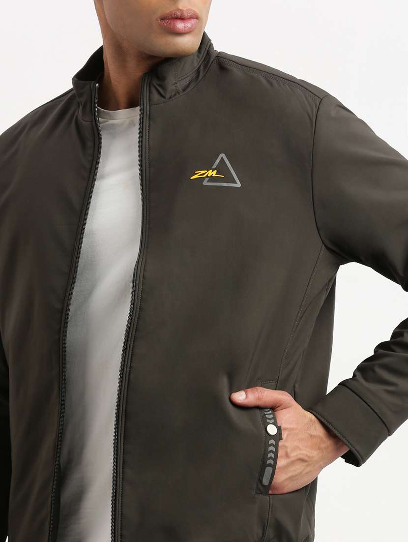 Men Long Sleeves Mock Collar Bomber Jacket - 21277066 -  Standard Image - 5