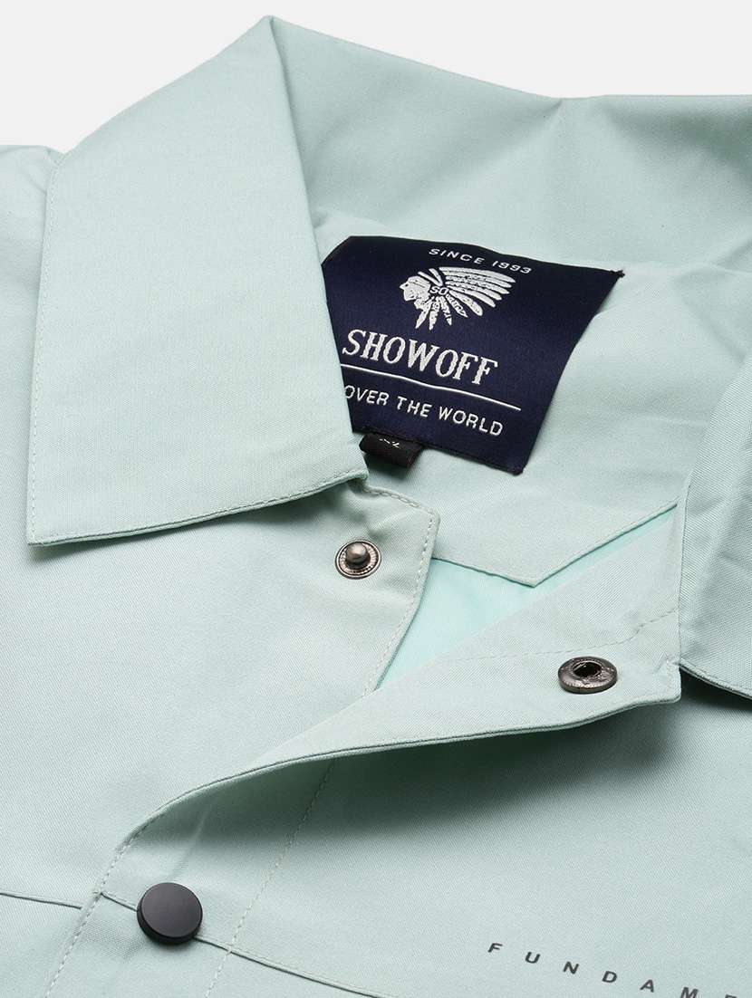 men solid long sleeves casual jackets - 21277094 -  Standard Image - 5