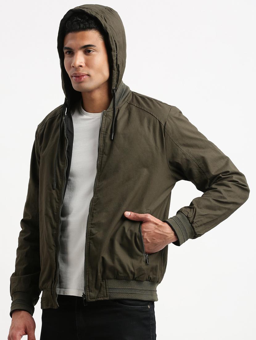 men long sleeves reversible bomber jackets - 21277102 - Standard Image - 3