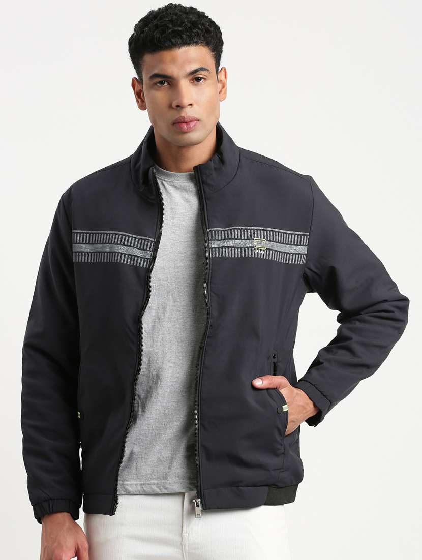 men long sleeves bomber jackets - 21277106 -  Zoom Image - 0