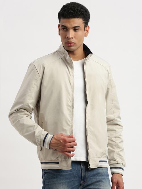 men long sleeves reversible bomber jackets - 21277129 - Standard Image - 0