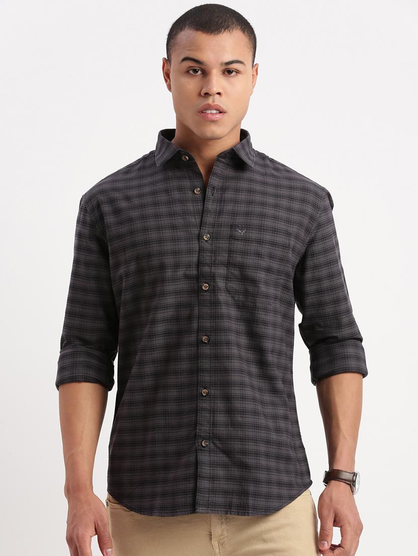 men checkered casual shirt - 21277148 - Zoom Image - 0